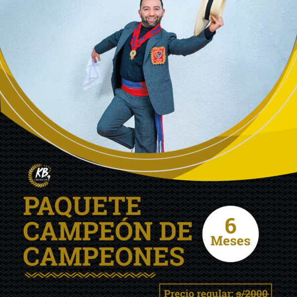 Paquete Campeón de Campeones (6 meses)