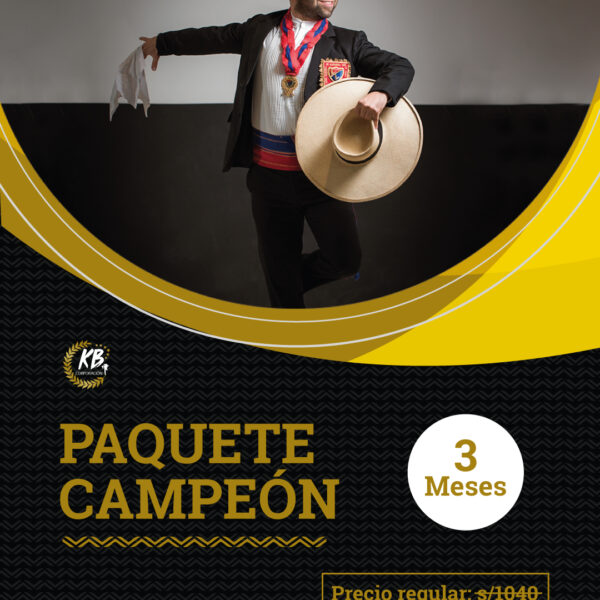 Paquete Campeón (3 meses)